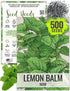 Seed Needs Lemon Balm Seeds for Planting - Non-GMO, Heirloom & Untreated