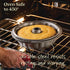 Anolon Advanced Nonstick Fluted Mold Baking Pan, 9.5 Inch, Carbon Steel, Gray