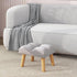 15.74" D11.81" W10.62" UHBD032G YMYNY Footstool, Small Ottoman Stool Chair with Wooden Legs, Modern Padded Sofa Seat