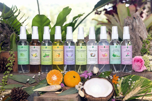 Tulip Linen & Room Spray, Natural Aromatic Bathroom Spray with Pure Essential Oils for Relaxation
