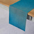 Solino Home Linen Table Runner 72 Inches Long - Athena, 100% Pure Linen Chambray Teal, 14 x 72 Inch for Dining