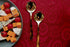 Akutana 120 inch, Red Table Runner Cranberry Damask Dresser Scarf, Outdoor Coffee Table Runner, Burgundy Jacquard