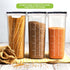 Set 4 Pack 4L(135.2 oz) Utopia Kitchen Cereal Containers Storage Airtight Food Storage Containers with Lids, BPA-Free