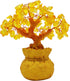7 Inch Feng Shui Citrine Quartz Gemstone Money Tree Natural Gold Crystal Decoration for Office Room Good Luck Fortune