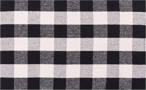 RAJRANG Buffalo Plaid Rug, 23.6 x 35.4 Inches, Cotton Washable Door Mat, Checkered Indoor Outdoor Decor
