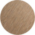 SHACOS Round Table Placemats Set of 7, Woven Vinyl Wedge Placemats, Heat Resistant, Tan