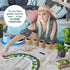 Indoor Herb Garden Starter Kit - Heirloom, Non-GMO Herb Seeds - Basil Thyme Parsley Cilantro Seed, Potting Soil, Pots