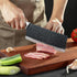 3PCS Chef Knife Set, Includes 7 inch Chef Knife, 7 inch Cleaver Knife, 4.5 inch Boning Knife (Blackening)
