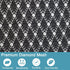 Polecasa Heavy Duty Large Mesh Laundry Bags, 2 Pack with ID Tag and Locking Drawstring Closure (Black)