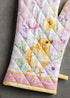 Maison d' Hermine Oven Gloves, 100% Cotton Heat Resistant Glove, 7.5 Inch x 13 Inch for BBQ, Cooking, Baking