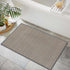 Lahome Farmhouse Kitchen Entryway Rug, 2x3 Washable Door Mat for Indoor Entrance, Non-Slip Grey Carpet for Front Door