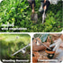 WORKPRO Weed Puller Tool, Heavy Duty Stainless Steel with Metal Leverage Base and V-Shaped Forks for Easy Weed Removal