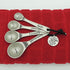 Amazing Woman Measuring Spoon Set, Decorative Kitchen Accessories, 4 Spoons, Engraved Pewter and Silver Enamel