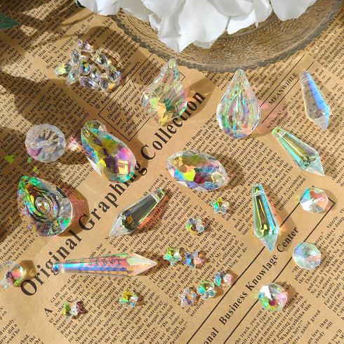 460pcs Worgree DIY Suncatcher Kit Sun Catchers Making Supplies Art and Crafts for Adults Hanging Prism Sun Catcher