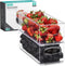 Sorbus Stackable Clear Refrigerator Organizer Bins for Kitchen Pantry, Freezer & Fridge, Plastic Containers with