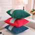 TAOSON Pack 2, Home,20x20 inch of Luxury Wine Red Matching Sequin Patchwork Velvet Throw Pillow Cover with Silver