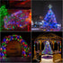 200LED 66FT LAMPHOME Multicolor Christmas Mini String Lights,Plug in Waterproof Connectable LED Fairy Lights,Indoor