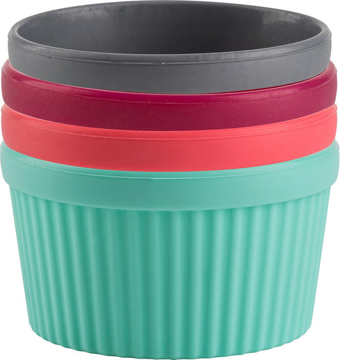 Trudeau Baking Ramekins Set of 4 in Assorted Colors