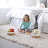 NaturalCozy 5-Piece Round Small Woven Baskets Set, Cotton Rope Baskets for Organizing Toys, Fruits, Remotes, Key Tray