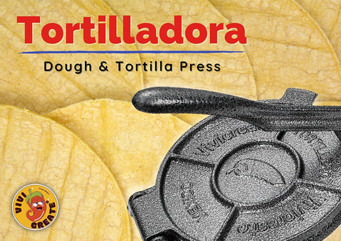 Vivicreate Tortilla Press, Dough Maker, Flour Tortilla Press, Quesadilla Maker (7.5 inch)