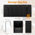 6 RVZONE RV Shoe Pockets Large Pockets Heavy Hanging Bedside Storage Organizer with Sturdy Hooks for Shoes, Toys