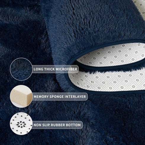 5x8 Tepook Soft Fluffy Rugs for Living Room, Shaggy Area Rug for Bedroom, Modern Shag Rug Fuzzy Carpets for Kids, Plush
