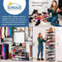 4 Closet, Closet, 8-12 Sundaze Shoe Rack - Tier Shoe Rack for Sturdy Stackable Shoe Organizer for Bedroom, Entryway