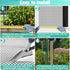 Miuwauer 15.7IN 50FT 0.3IN 50 Plastic Mesh Fence Sheet x - Opening Plastic Chicken Wire Netting Roll Durable for Dogs