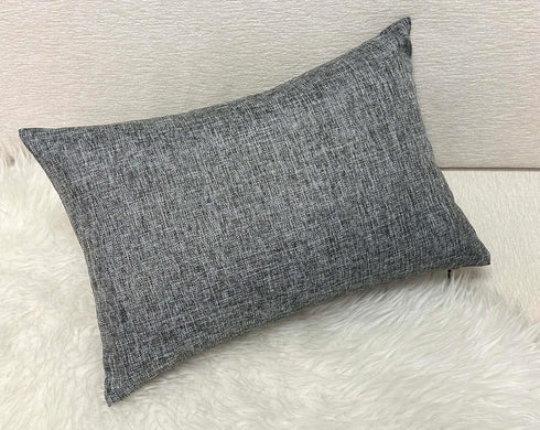 12x18 Inch 1 Aiking Home Imitation Burlap Lumbar Pillow Cover Vintage Faux Linen Rustic Natural Look, Piece Elegance