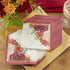 Kate Aspen Burgundy Blush Floral Paper Napkins - Thick Decorative Dinner Napkins for Wedding Reception or Bridal