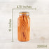 Galashield Classic Glass Jars with Airtight Lids - 67 oz Food Storage Jars, Leak Proof, Dishwasher Safe