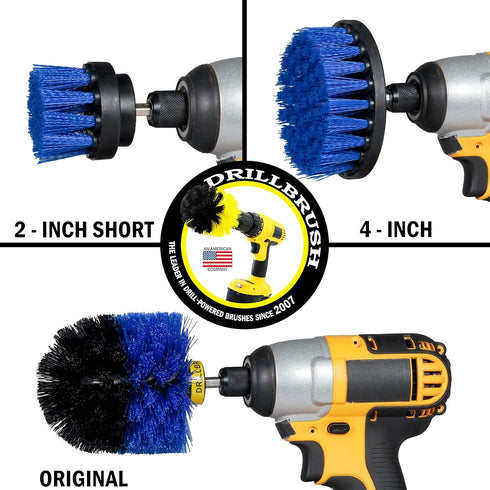 Drillbrush Cleaning Supplies - - Brush Drill Attachment Kit - Drill Brush Pads - Hot Tub Cleaner Brush - Pool Cleaner