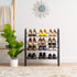 2-Tier 10 24" 45" Closet, IRIS USA Shoe Rack, Up to Pairs, - L Extendable Shoe Shelf, for Entryway Mudroom, Extendable