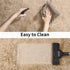Soft Runner Rugs for Bedroom Hallways, 2x6 Beige Fluffy Shag Throw Area Rug Non Slip for Bedside Dorm Living Room