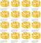 Olafus 16 Pack Christmas Fairy Lights, Battery Operated Warm White, 20 LED Copper Wire 7ft, IP68 Waterproof for Party