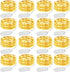 Olafus 16 Pack Christmas Fairy Lights, Battery Operated Warm White, 20 LED Copper Wire 7ft, IP68 Waterproof for Party