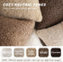 Set 2 12"x20" Foindtower of Curly Teddy Wool Faux Fur Pillow Covers Decorative Boucle Textured Lumbar Throw Pillow