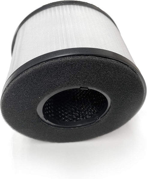 Nispira True HEPA Carbon Filter Replacement Compatible with Partu BS-03 HEPA Air Purifier, 2 Packs