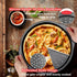 Non-Stick Pizza Pans (2 PACK), Round Pizza Trays for Oven with Perforated Holes, 13 Inch Pizza Baking Pan with Pizza Cutter and Silicone Handle, Oven & Dishwasher Safe Carbon Steel by YIDAZLE