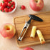 COKUMA Apple Corer, Comfortable Handle and Sharp Serrated Blade Apple Core Remover, Sturdy and Easy to Use for Apple