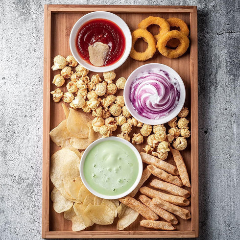 UIBFCWN 3 Oz Ceramic Dipping Bowls, Set of 4, Mini Appetizer Plates for Condiment, BBQ, and Party Dinner
