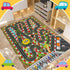 31''X47'' Kids Racing Rug Car Road Kid Rug Carpet Playmat for Playoom Traffic Road Kid Play Mat for BedroomKids