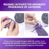 French Lavender Sachets for Drawers and Closets, Set of 16 Home Fragrance Sachets for Wardrobes, Purple