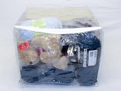 X-Large Heavy Duty Vinyl Zippered Storage Bags, Clear, 5-Pack for Sweaters, Blankets, Comforters