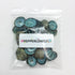 PEPPERLONELY 50PC Green Limpet Shells, Craft Sea Shells, Sizes 1/2 Inch to 1 Inch