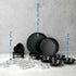 5 Inch Small Pie Pan, 4 Pack Nonstick Round Tins for Cake, Bread, and Meat Baking