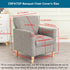 1 Sofa,02 CRFATOP Stretch Piece Chair Covers with Arms Printed Accent Chair Cover Armchair Flower Soft Banquet Armchair