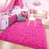 ISEAU Fluffy Rug Carpets, Soft Shaggy Area Rugs for Kids Room, Comfy Cute Nursery Mat, 3ft x 5ft, Hot Pink