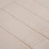 Oversized Bathroom Rug by Lavish Home - Memory Foam Bath Mat in Beige Textured Stripes, Extra Long Non-Slip Runner