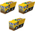 Beistle 3-D Dump Truck Centerpieces, 5.25" x 10.5", Set of 3- Construction